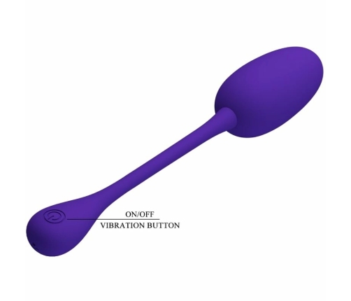 Pretty Love Knucker Rechargeable Wireless Motion Egg Purple Silicone