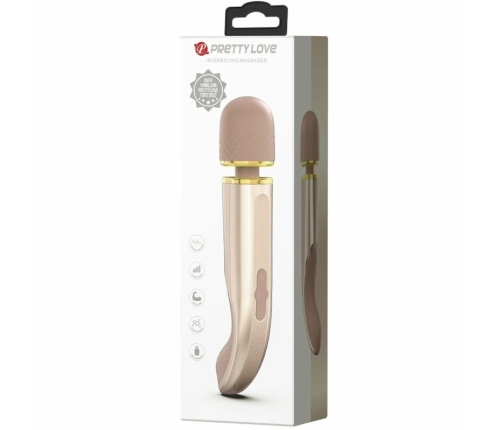 Pretty Love Massager Champagne - 7 Modes, 5 Speeds, USB Rechargeable