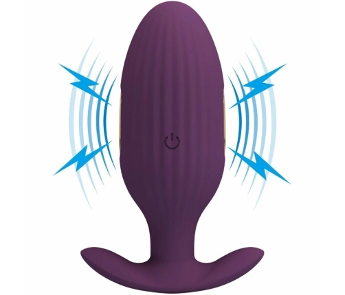 Pretty Love Jefferson Wireless App-Controlled Plug Purple Silicone