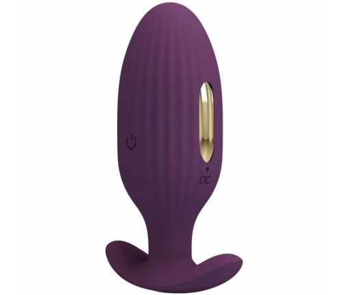 Pretty Love Jefferson Wireless App-Controlled Plug Purple Silicone