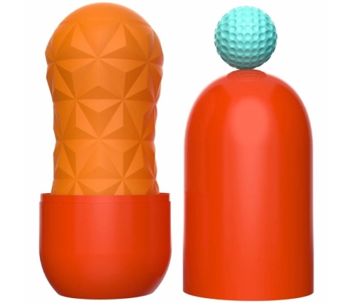 Pretty Love Victoria Cheney Intimate Spiral Device Orange TPR Compact