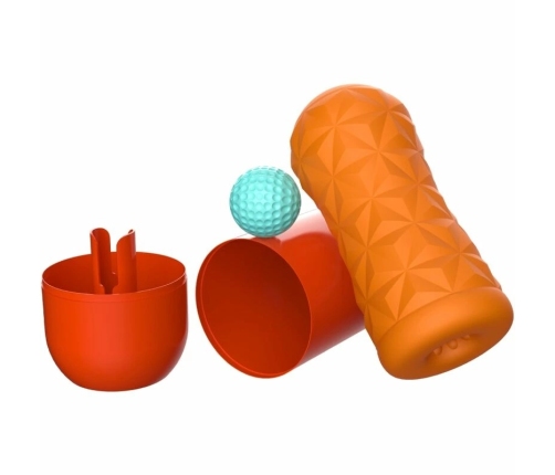 Pretty Love Victoria Cheney Intimate Spiral Device Orange TPR Compact