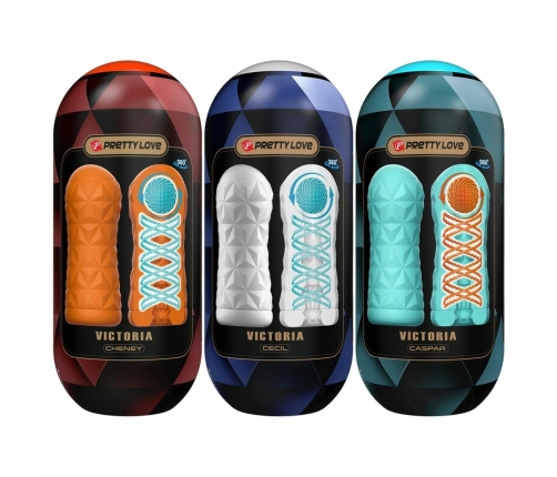 Pretty Love Victoria Set - 15-Piece Intimate Stimulation Sleeves, Assorted Colors