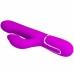 Pretty Love Rabbit Vibrator Pearls Violet - Dual Motor Massager, 29cm