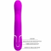 Pretty Love Rabbit Vibrator Pearls Violet - Dual Motor Massager, 29cm