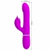 Pretty Love Rabbit Vibrator Pearls Violet - Dual Motor Massager, 29cm