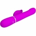 Pretty Love Rabbit Vibrator Pearls Violet - Dual Motor Massager, 29cm