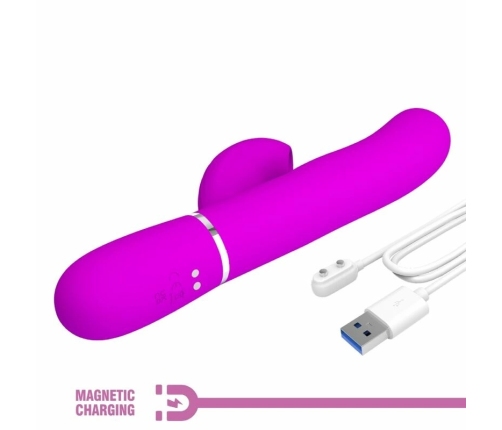 Pretty Love Perlita Violet - 3-in-1 Intimate Wellness Device, Waterproof, USB
