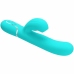 Pretty Love Perlita 3-in-1 Rechargeable Silicone Intimate Device Aqua Green