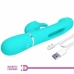 Pretty Love Kampas Aqua Green 3-in-1 Multi-Function Intimate Device