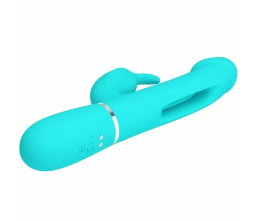 Pretty Love Kampas Aqua Green 3-in-1 Multi-Function Intimate Device