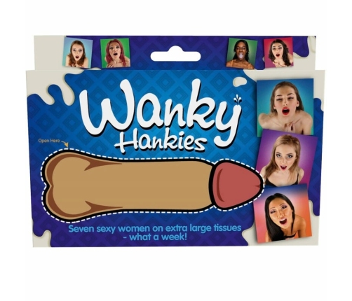 Spencer & Fleetwood Wanky Hankies 7-Piece XL Women’s Handkerchief Set 33x33 cm