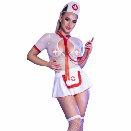 Chilirose CR 4365 Nurse Costume L/XL - Complete Medical-Themed Set