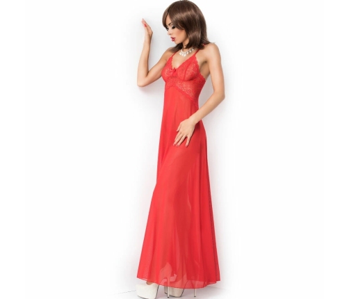 CHILIROSE - CR 3883 BABYDOLL LONG RED L/XL