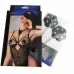 Chilirose CR 4675 Self-Adhesive Nipple Covers Black with Silver Chain