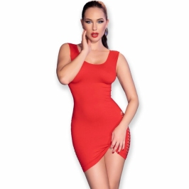 Chilirose CR 4622 Red Mini Dress S/M - Seamless Stretch Design