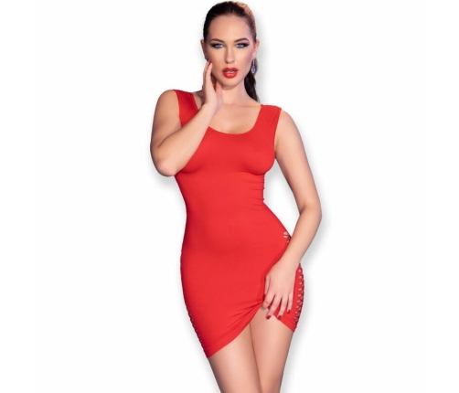 Chilirose CR 4622 Red Mini Dress S/M - Seamless Stretch Design