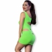 Chilirose CR 4621 Green Seamless Mini Dress S/M - Versatile & Sleek Design