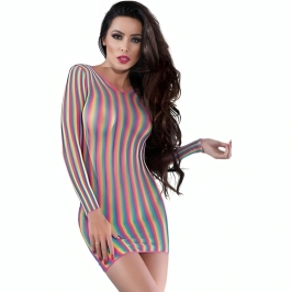 Chilirose CR 4334 Mini Dress Multicolour Seamless S/M