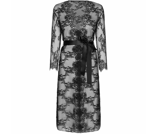 Livco Corsetti Mostina LC 90641 Black Floral Patterned Dressing Gown