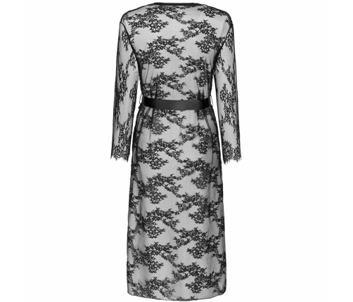 Livco Corsetti Mostina LC 90641 Black Floral Patterned Dressing Gown