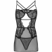Livco Corsetti Baririn LC 90633 Lace Mesh Set Black L/XL