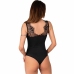 Livco Corsetti Mudienin LC 90654 Elegant Black Lace Bodysuit L/XL