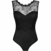 Livco Corsetti Mudienin LC 90654 Elegant Black Lace Bodysuit L/XL