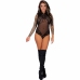 Livco Corsetti Sagen LC 90694 Elegant Black Lace Mesh Bodysuit