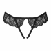 LivCo Corsetti Fashion LC 90679 Black Lace Panties with Decorative Cut-Out