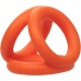 CalExotics Alpha Tri-Ring Intimate System Orange Liquid Silicone 3-Ring