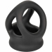 CalExotics Alpha Dual Cage Ring Black - Liquid Silicone Support System