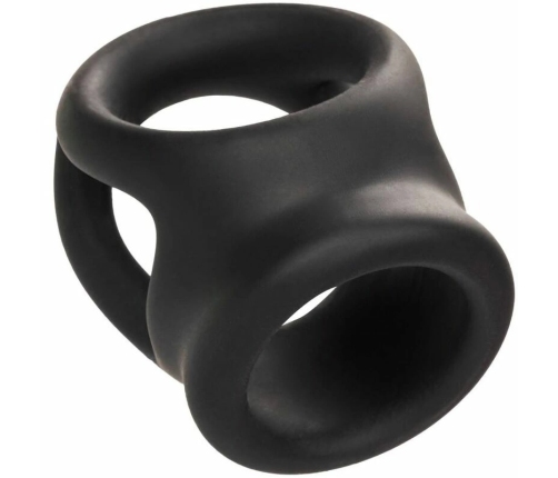 CalExotics Alpha Dual Cage Ring Black - Liquid Silicone Support System