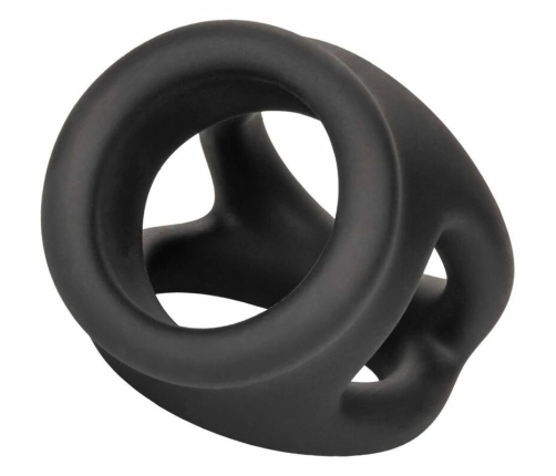 CalExotics Alpha Dual Cage Ring Black - Liquid Silicone Support System