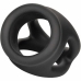 CalExotics Alpha Dual Cage Ring Black - Liquid Silicone Support System