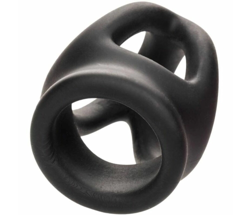 CalExotics Alpha Dual Cage Ring Black - Liquid Silicone Support System