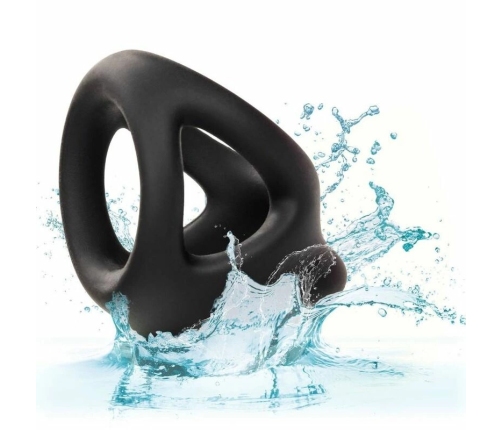 CalExotics Alpha Dual Cage Ring Black - Liquid Silicone Support System