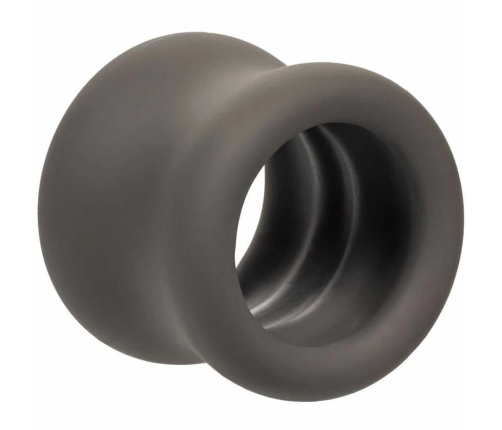 CalExotics Alpha Liquid Silicone Black Anatomical Support Ring 3.75 cm