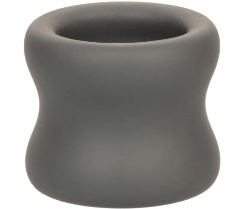 CalExotics Alpha Liquid Silicone Black Anatomical Support Ring 3.75 cm