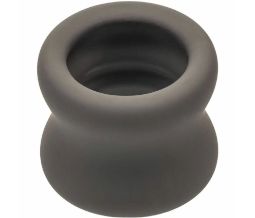 CalExotics Alpha Liquid Silicone Black Anatomical Support Ring 3.75 cm