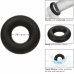 CalExotics Alpha Liquid Silicone Medium Support Ring Black 2cm
