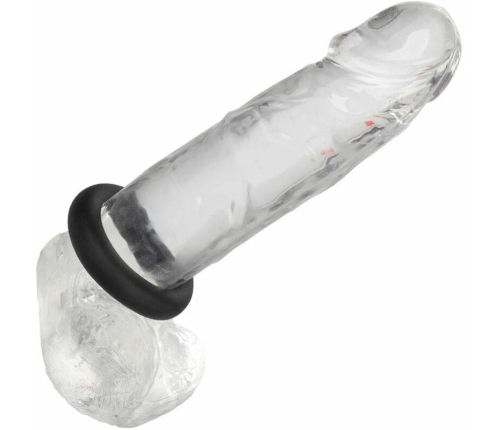 CalExotics Alpha Liquid Silicone Medium Support Ring Black 2cm