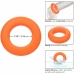 CalExotics Alpha Prolong Large Ring Orange - Liquid Silicone, 3.25 cm