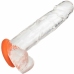 CalExotics Alpha Prolong Large Ring Orange - Liquid Silicone, 3.25 cm
