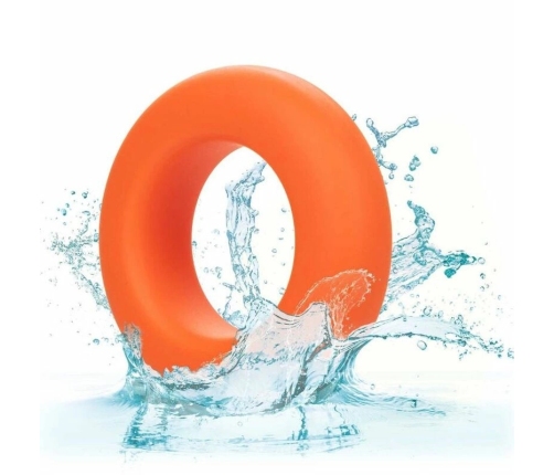 CalExotics Alpha Prolong Large Ring Orange - Liquid Silicone, 3.25 cm