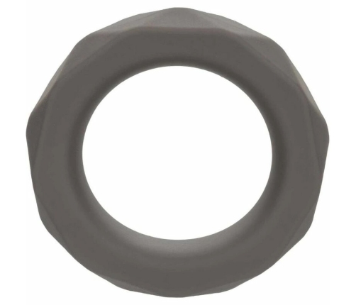 CalExotics Alpha Prolong Silicone Ring Grey - Seamless Comfort Enhancer 2.5 cm