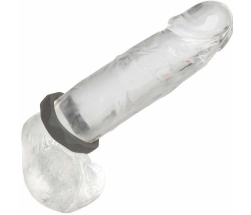 CalExotics Alpha Prolong Silicone Ring Grey - Seamless Comfort Enhancer 2.5 cm