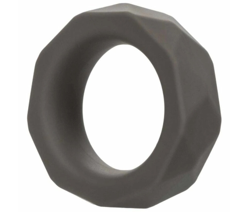 CalExotics Alpha Prolong Silicone Ring Grey - Seamless Comfort Enhancer 2.5 cm