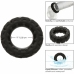 CalExotics Alpha Liquid Silicone Tread Ring Black 2.5 cm Durable Comfort