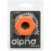 CalExotics Alpha Prolong Liquid Silicone Hexagonal Ring Orange 2 cm
